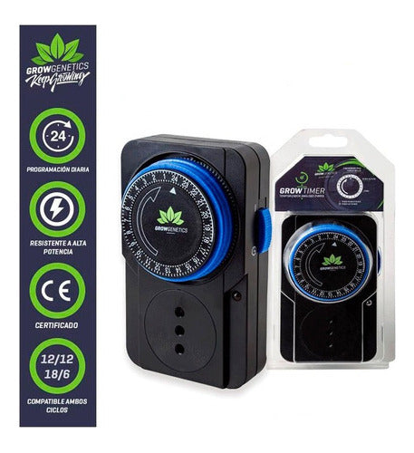 Temporizador Timer - Grow Genetics - Green Growshop