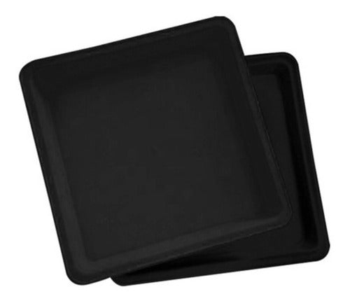 Plato Cuadrado Para Macetas 7l - Unidad - Green Growshop