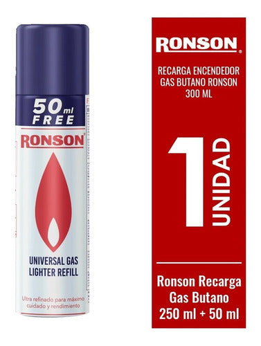 Gas Butano 300ml - Ronson