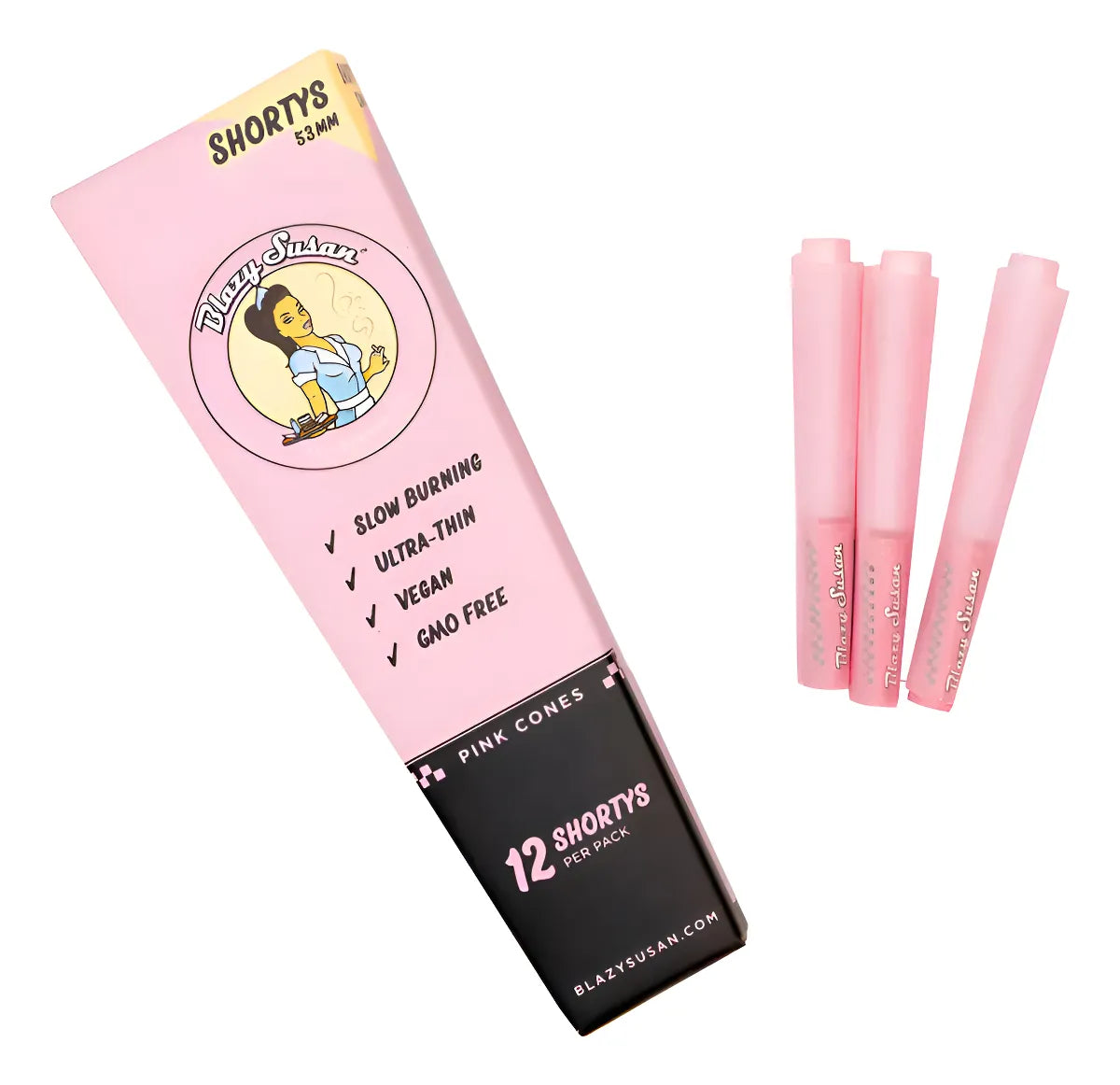 CONOS PRE ROLL PINK SHORTYS PACK 12U-BLAZY SUSAN - Green Growshop