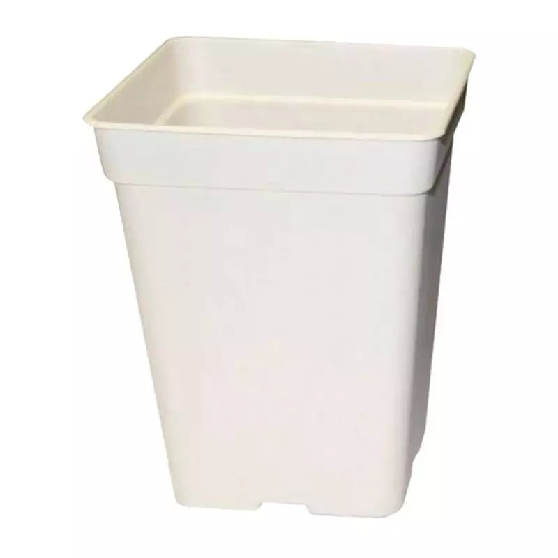 Maceta 18 Litros Plastica Blanca - Unidad