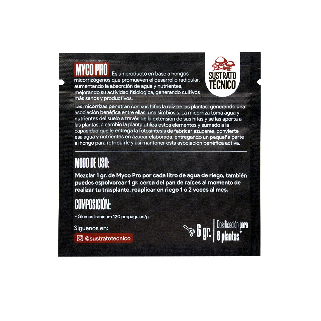Myco Pro 6g - Sustrato Técnico