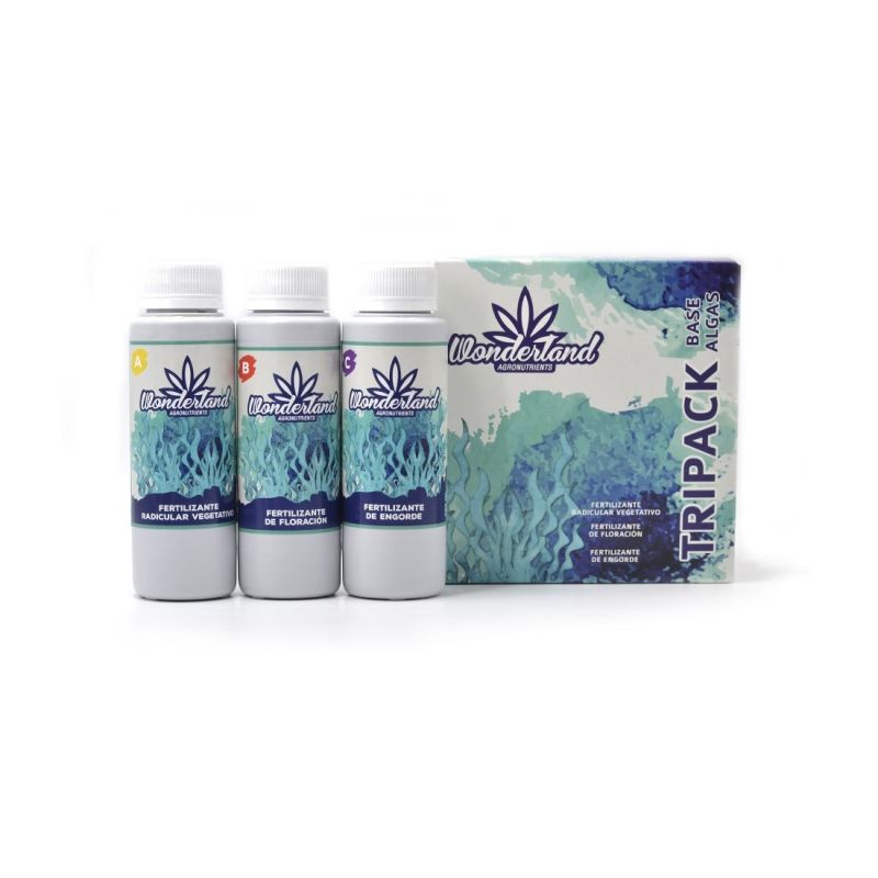 Tripack Organico Base Alga 250ml - Wonderland - Green Growshop