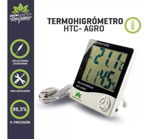 Termohigrometro - Grow Genetics - Green Growshop