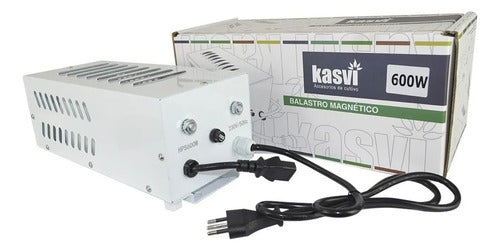 Balastro Magnetico Plug&play 600w Kasvi Blanco - Green Growshop