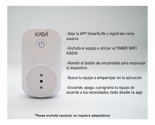 Temporizador Wifi - Kasvi