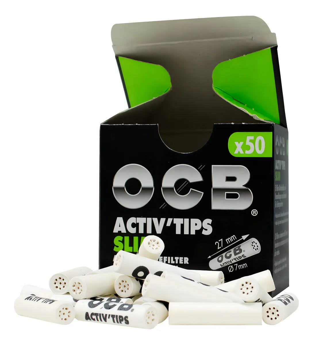 FILTRO ACTIVTIPS SLIM 50U-OCB - Green Growshop