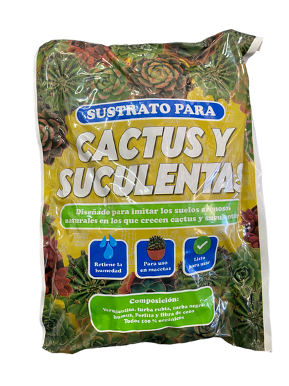 Sustrato para suculentas y cactus 2,5 Litros