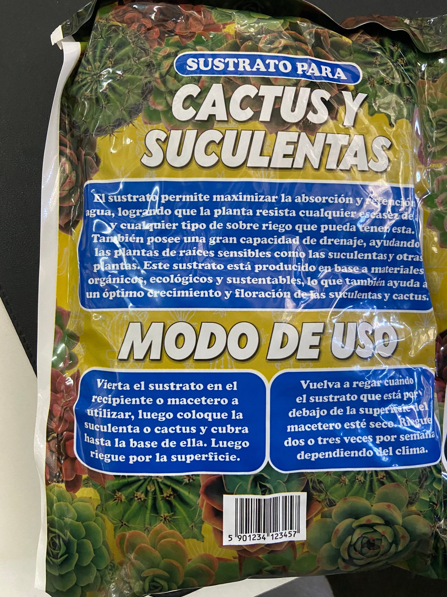 Sustrato para suculentas y cactus 2,5 Litros