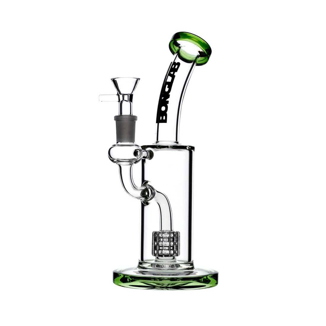 Bong Pyrex Color Cube 23cm - Bonglab - Green Growshop